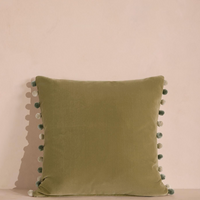 LANDO SQUARE CUSHION | SAGE