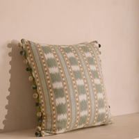LANDO SQUARE CUSHION | SAGE