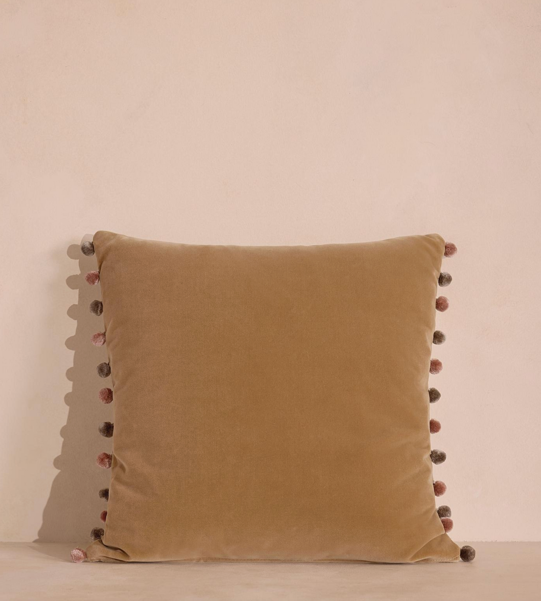 LANDO SQUARE CUSHION | BLUSH