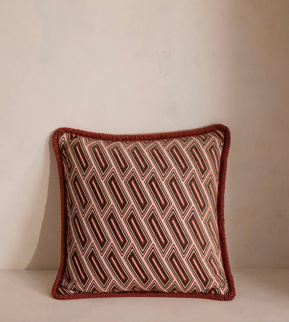 VENDE SQUARE CUSHION | RUST