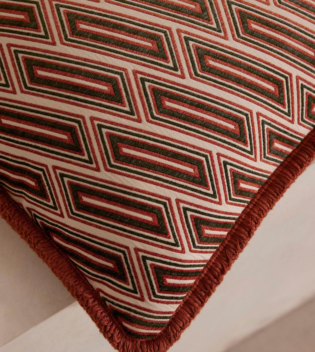 VENDE SQUARE CUSHION | RUST