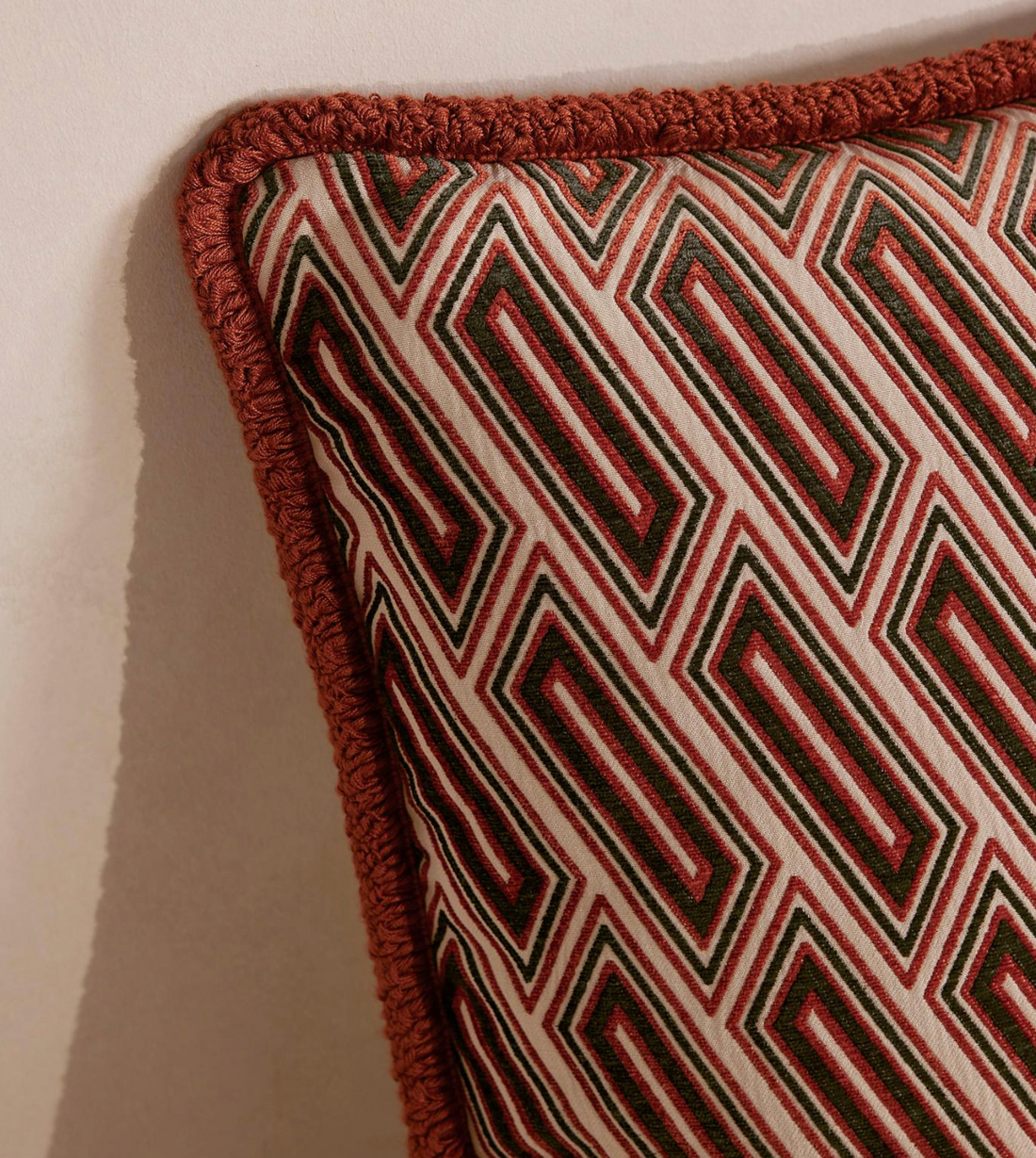 VENDE SQUARE CUSHION | RUST