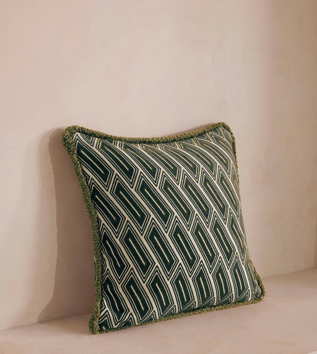 VENDE SQUARE CUSHION | OLIVE