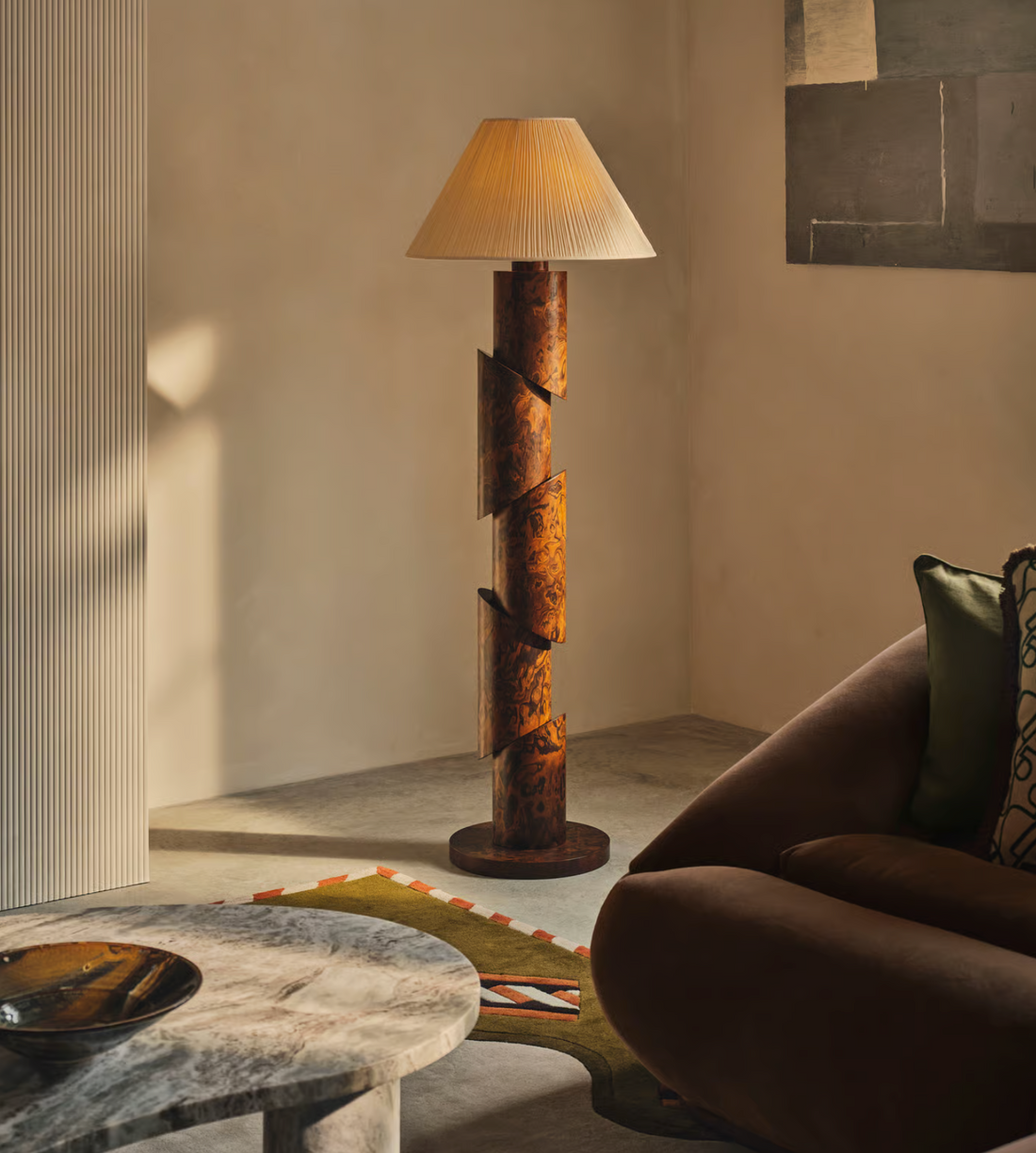 FRANCO FLOOR LAMP | ABSTRACT BURL