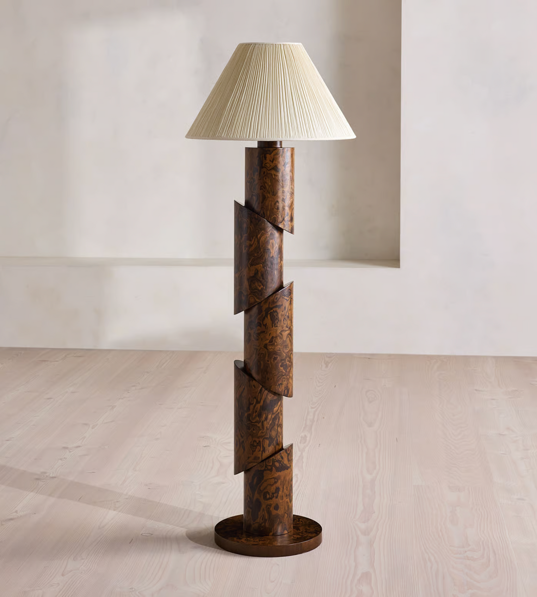 FRANCO FLOOR LAMP | ABSTRACT BURL