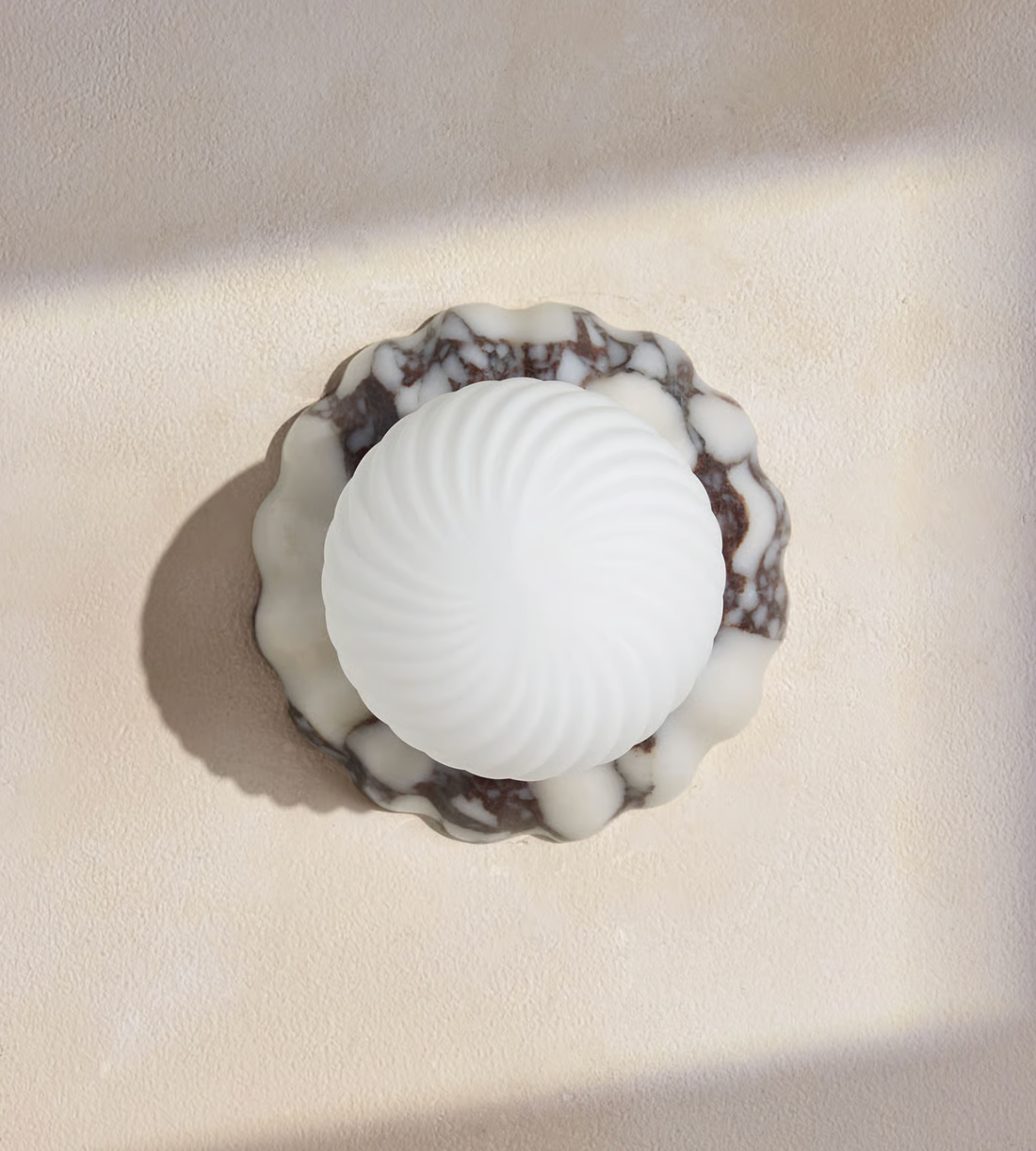 FLORIA WALL LIGHT | CALACATTA  VIOLA MARBLE