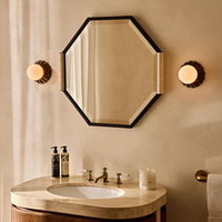FLORIA WALL LIGHT | DARK EMPERADOR MARBLE