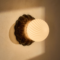 FLORIA WALL LIGHT | DARK EMPERADOR MARBLE