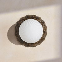 FLORIA WALL LIGHT | DARK EMPERADOR MARBLE