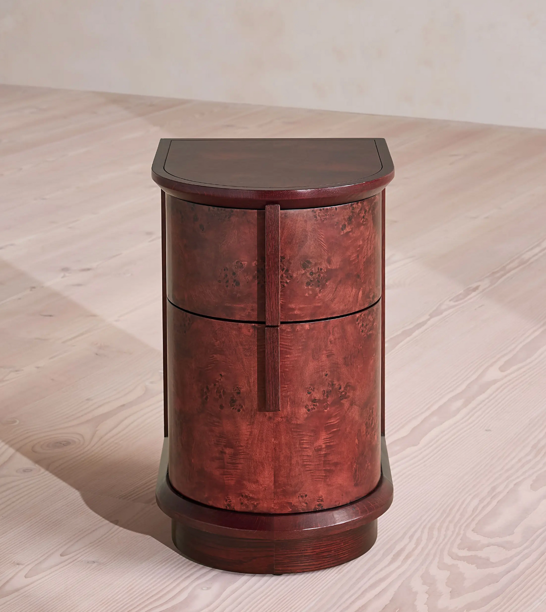 AVERY BEDSIDE TABLE, BORDEAUX