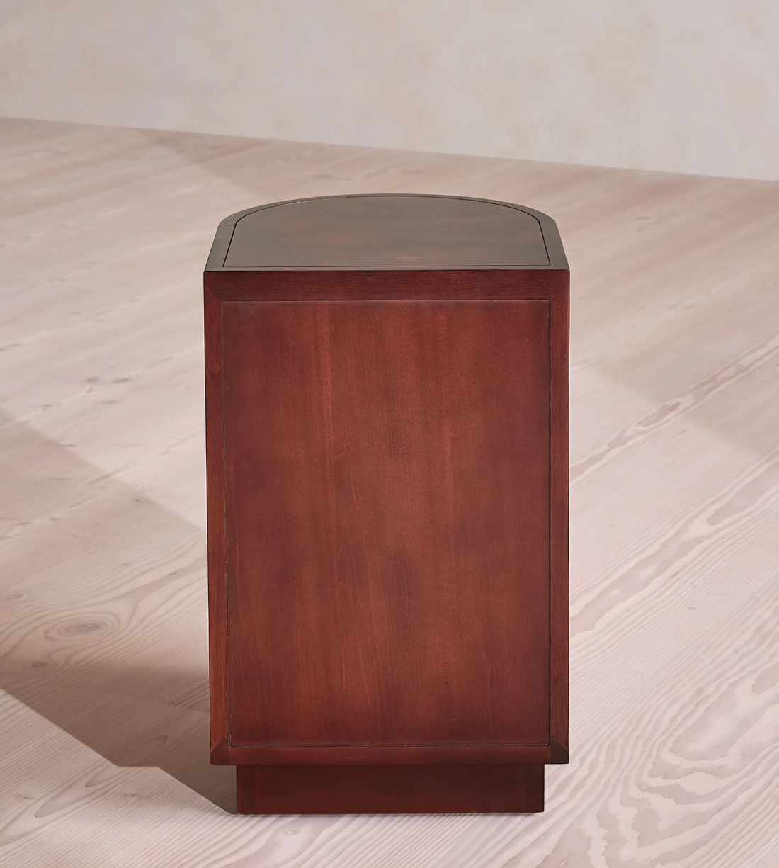 AVERY BEDSIDE TABLE, BORDEAUX