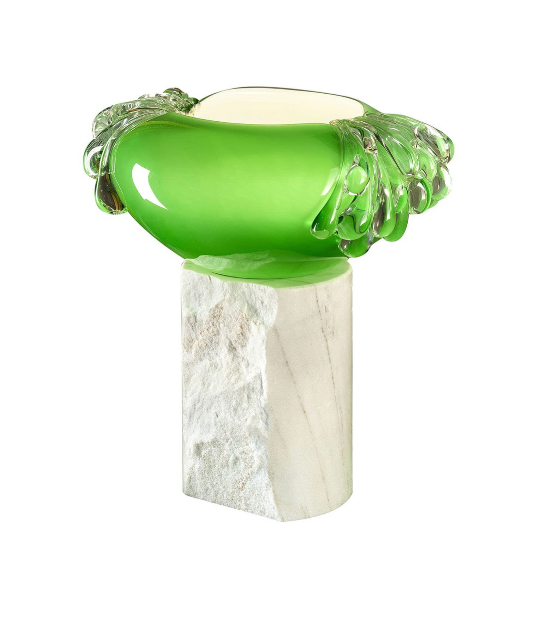 AINA KARI | STRAVEDAMENTO GREEN MURANO GLASS TABLE LAMP