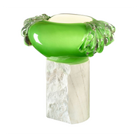AINA KARI | STRAVEDAMENTO GREEN MURANO GLASS TABLE LAMP