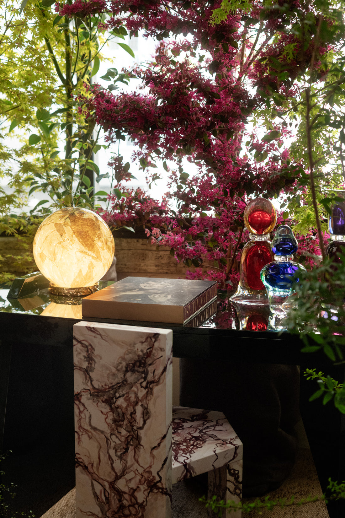 STORIES OF ITALY | MURANO GLASS AQUAMARINE CROWN LAMP