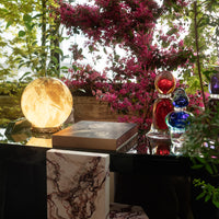 STORIES OF ITALY | MURANO GLASS AQUAMARINE CROWN LAMP