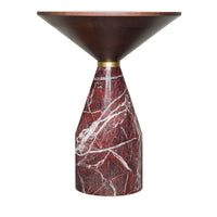 MORELATO | CINO SMALL RED MARBLE TABLE