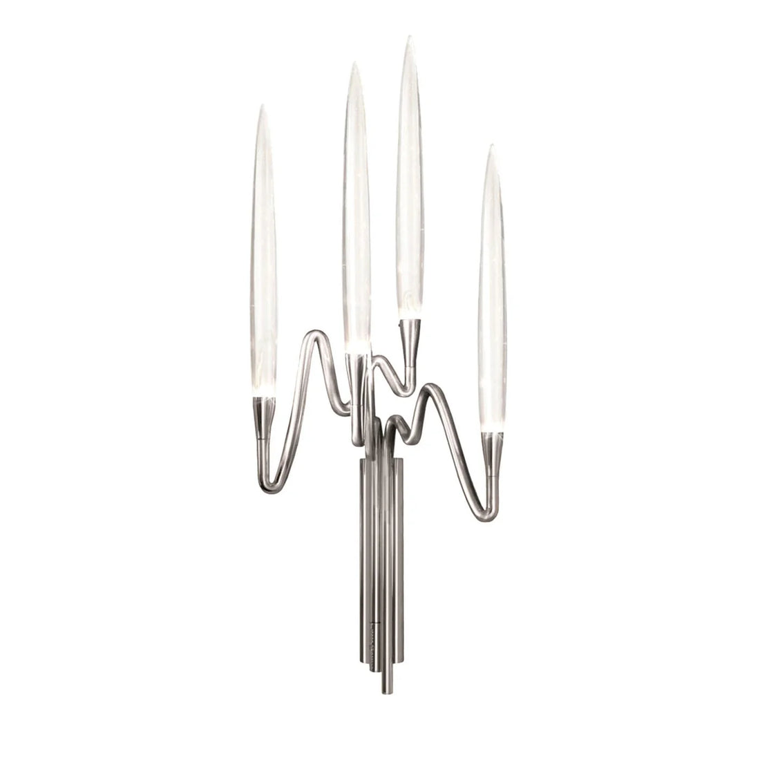 IL PEZZO | 3 4-LIGHTS NICKEL WALL SCONCE