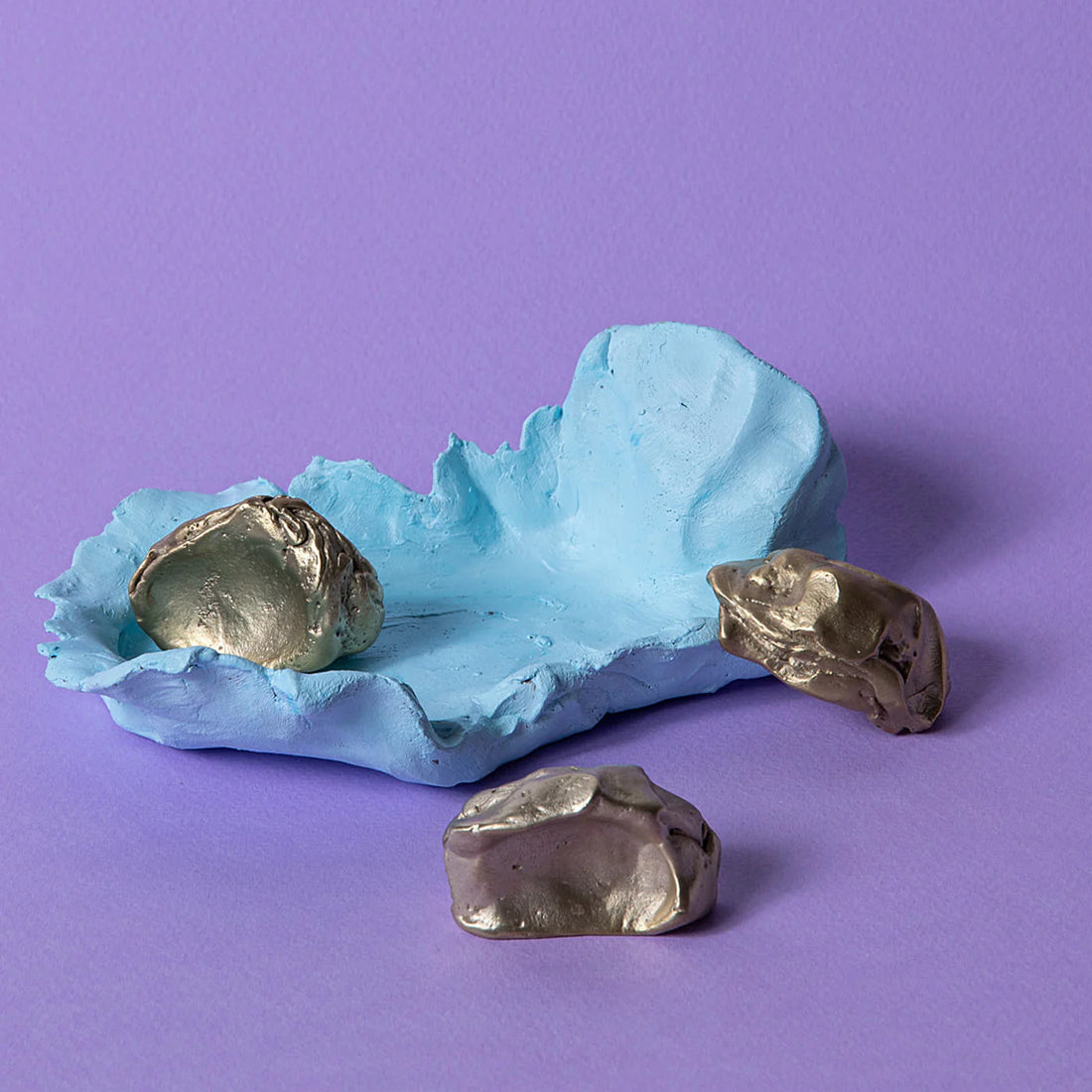 NIVA DESIGN | IMPRONTA SET OF 4 BRASS DOOR KNOBS 