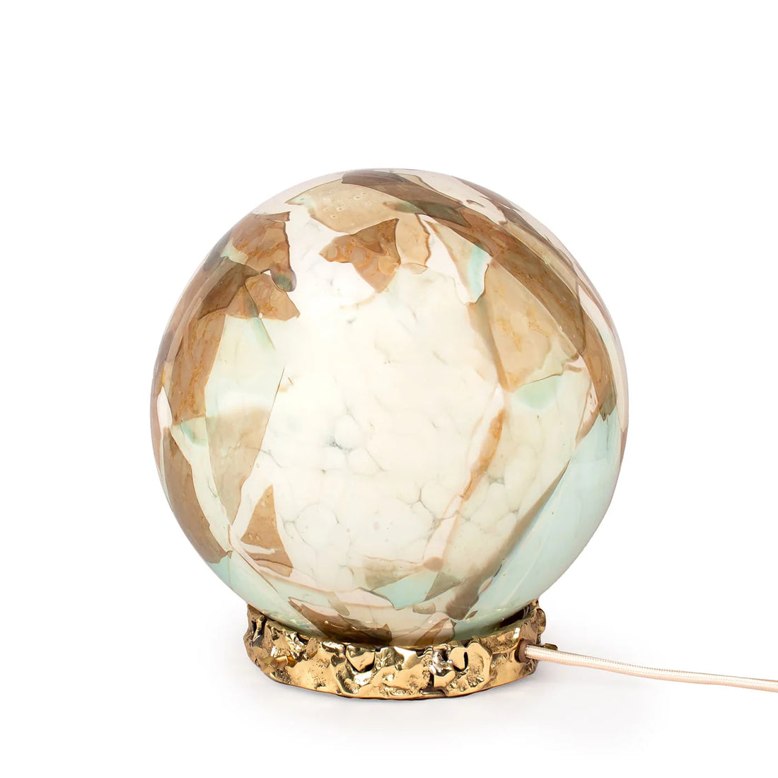 STORIES OF ITALY | MURANO GLASS AQUAMARINE CROWN LAMP