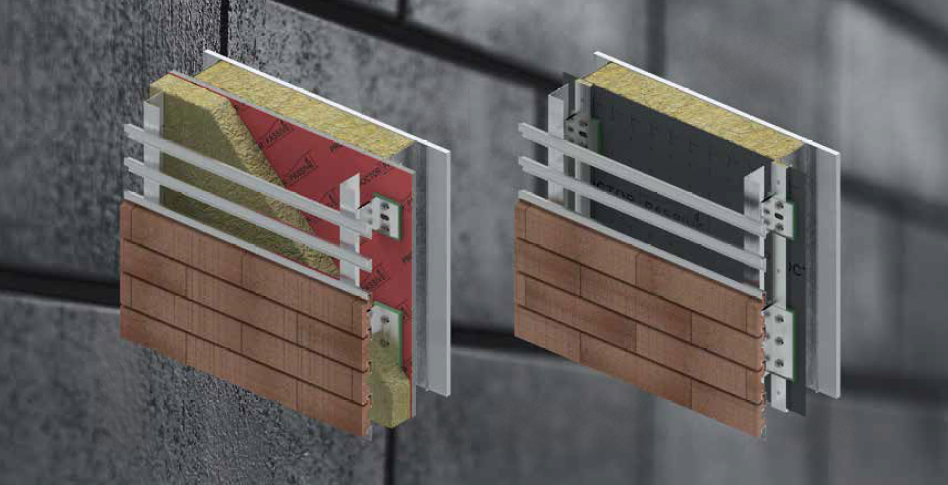 STRÖHER BRICK TO CLICK RAINSCREEN FACADE SYSTEM