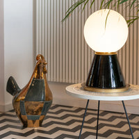 MARIONI | PALM SMALL BLACK TABLE LAMP