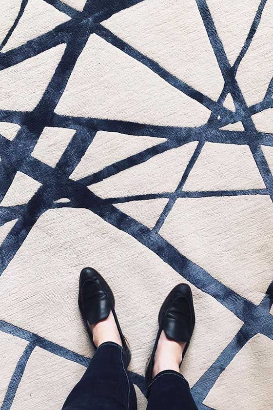 KELLY WEARSTLER | CHANNELS INDIGO RUNNER