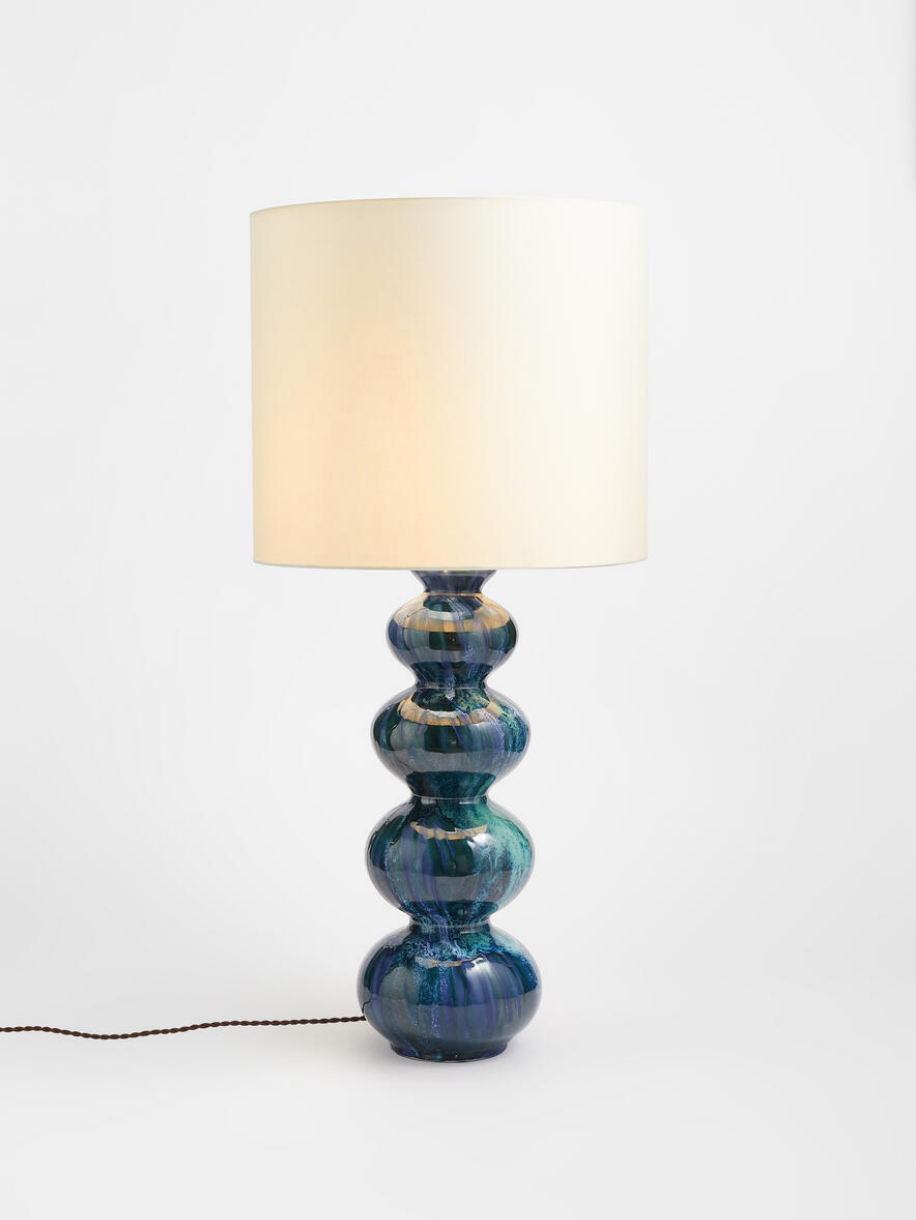 Soho Home Frome Table Lamp Azure