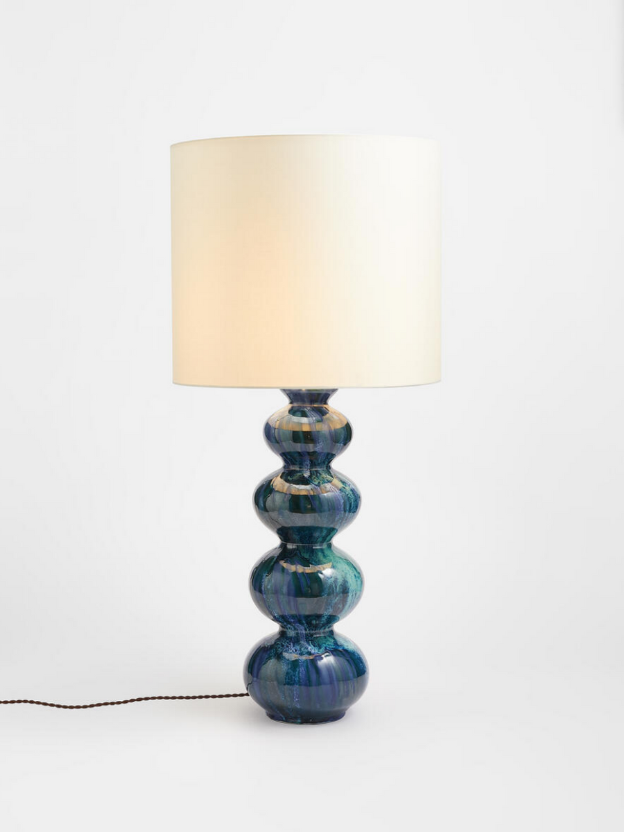 Soho Home Frome Table Lamp Azure
