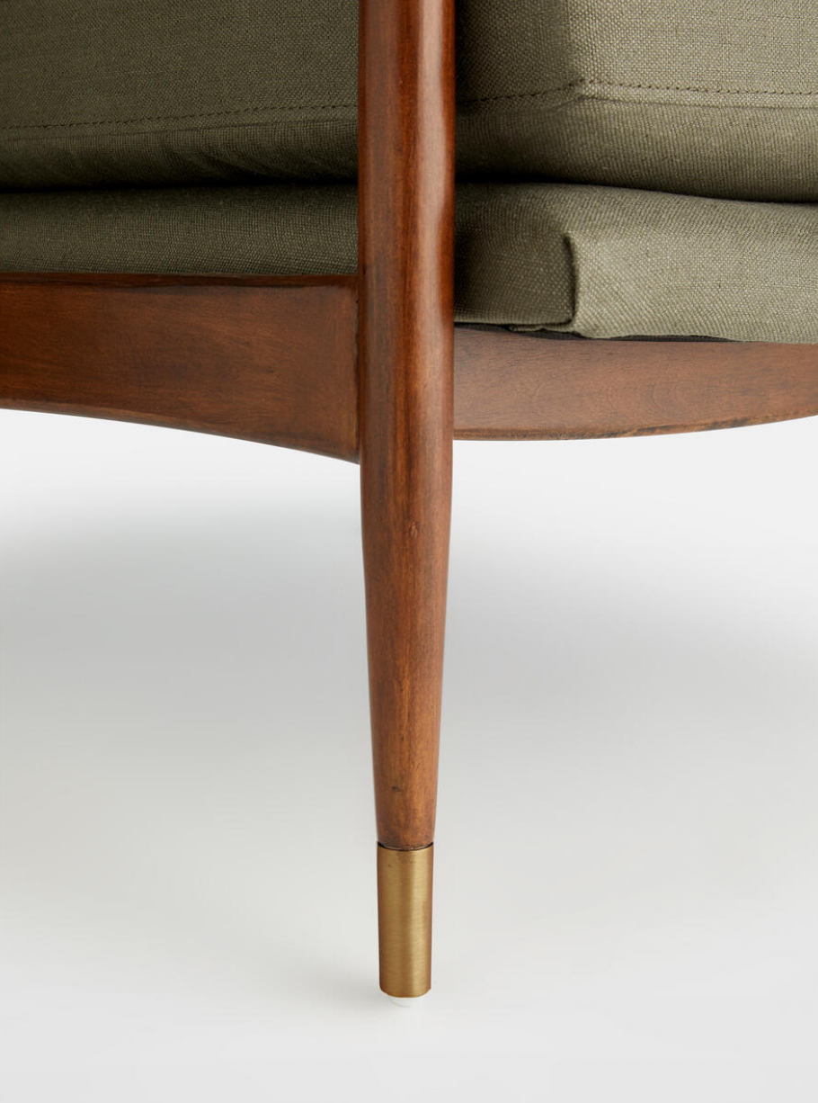 THEODORE ARMCHAIR | KHAKI LINEN