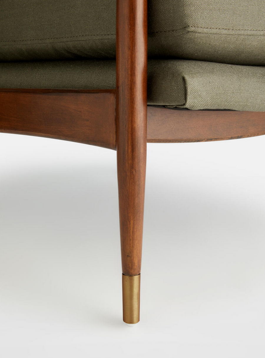 THEODORE ARMCHAIR | KHAKI LINEN