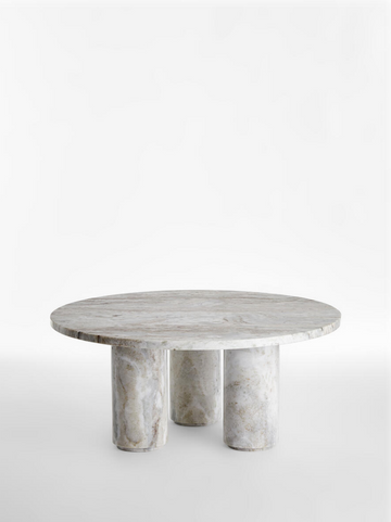 TISBURY COFFEE TABLE | FANTASY BROWN MARBLE