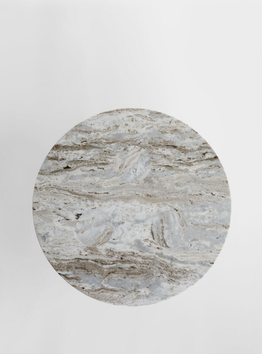 TISBURY COFFEE TABLE | FANTASY BROWN MARBLE