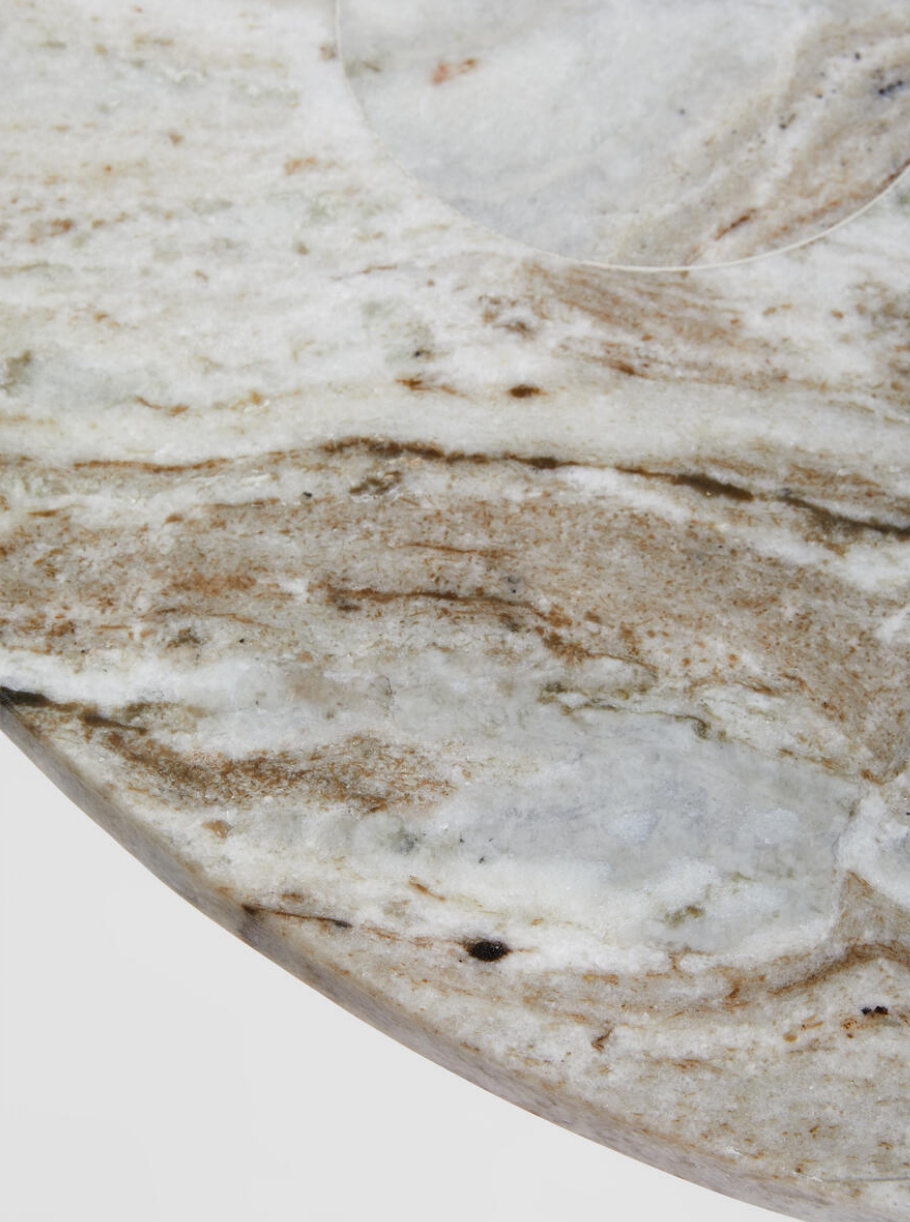 TISBURY COFFEE TABLE | FANTASY BROWN MARBLE